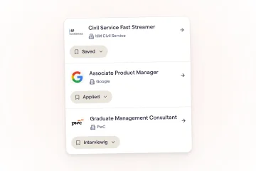 An application tracker kept up to date automatically
